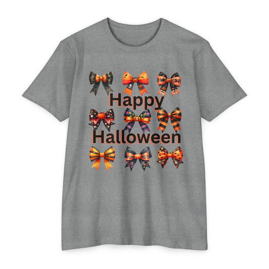 Halloween Coquette Bow Tee – Spooky Meets Sweet