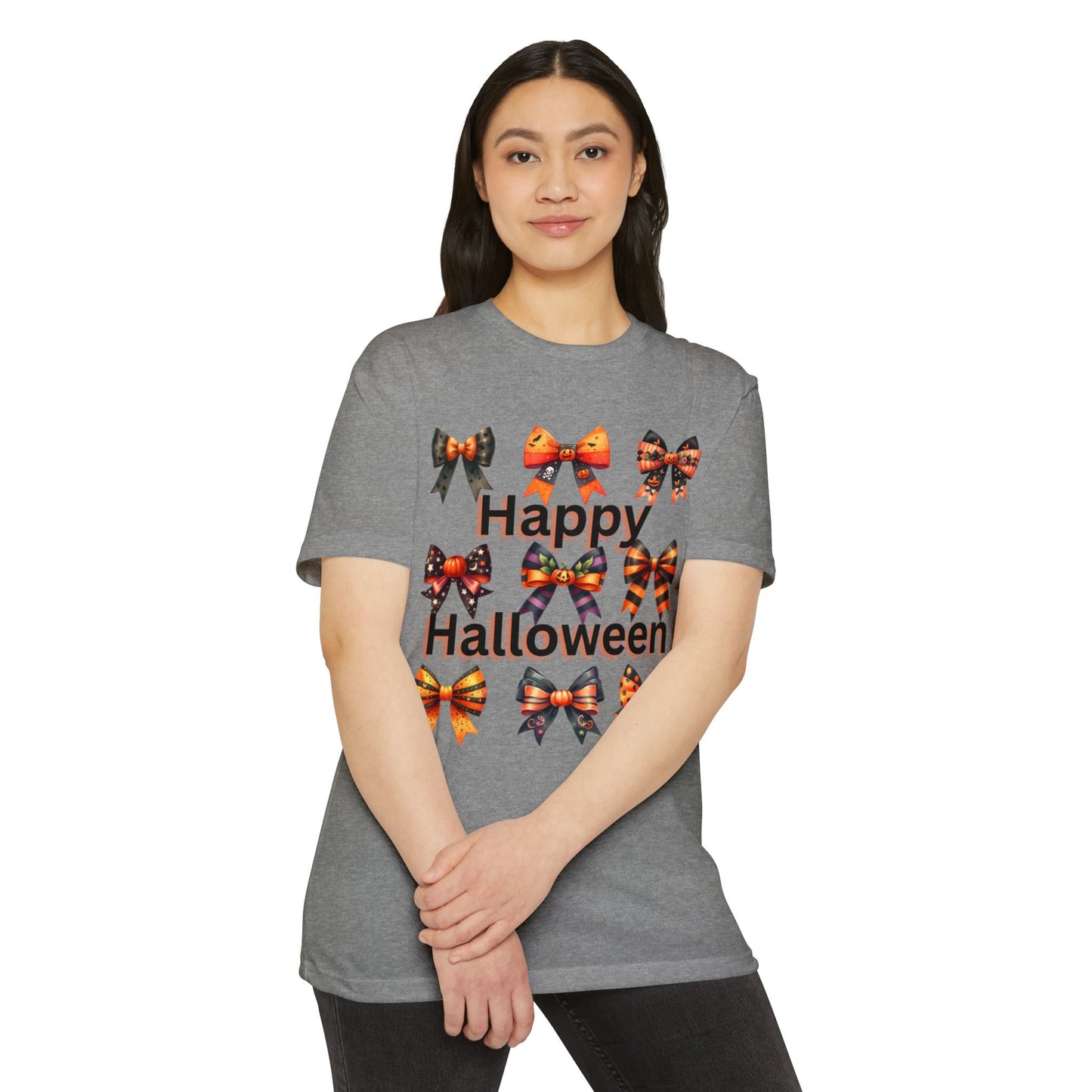 Halloween Coquette Bow Tee – Spooky Meets Sweet