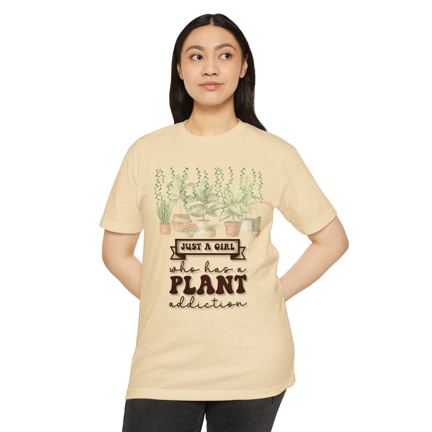 Funny Plant Mom Tee – Just a Girl with a Plant Addiction