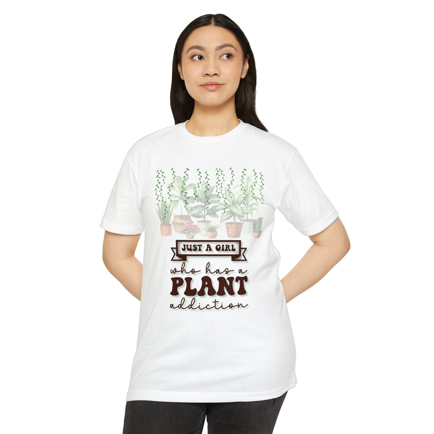 Funny Plant Mom Tee – Just a Girl with a Plant Addiction