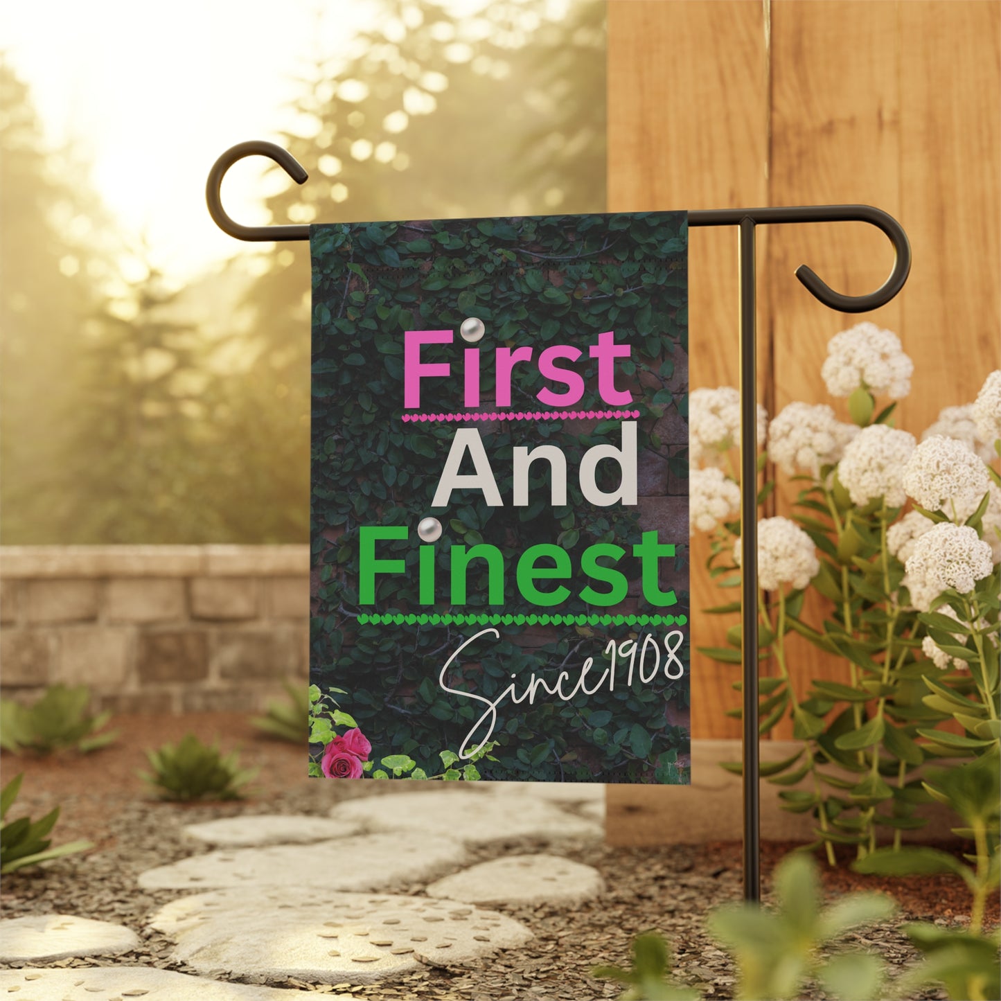 First And Finest Garden Flag