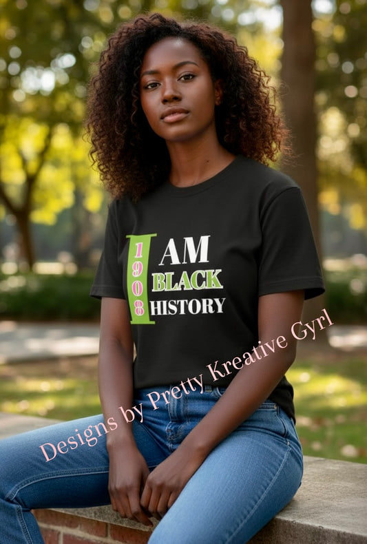I AM Black History T-Shirt - 1908 Edition